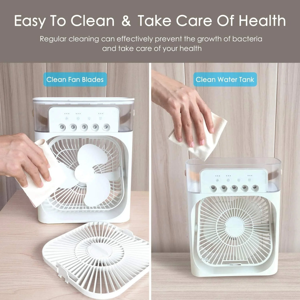 The Aura Home™ Arctic Air Mini Cooler | 3-in-1 Portable Cooling Fan