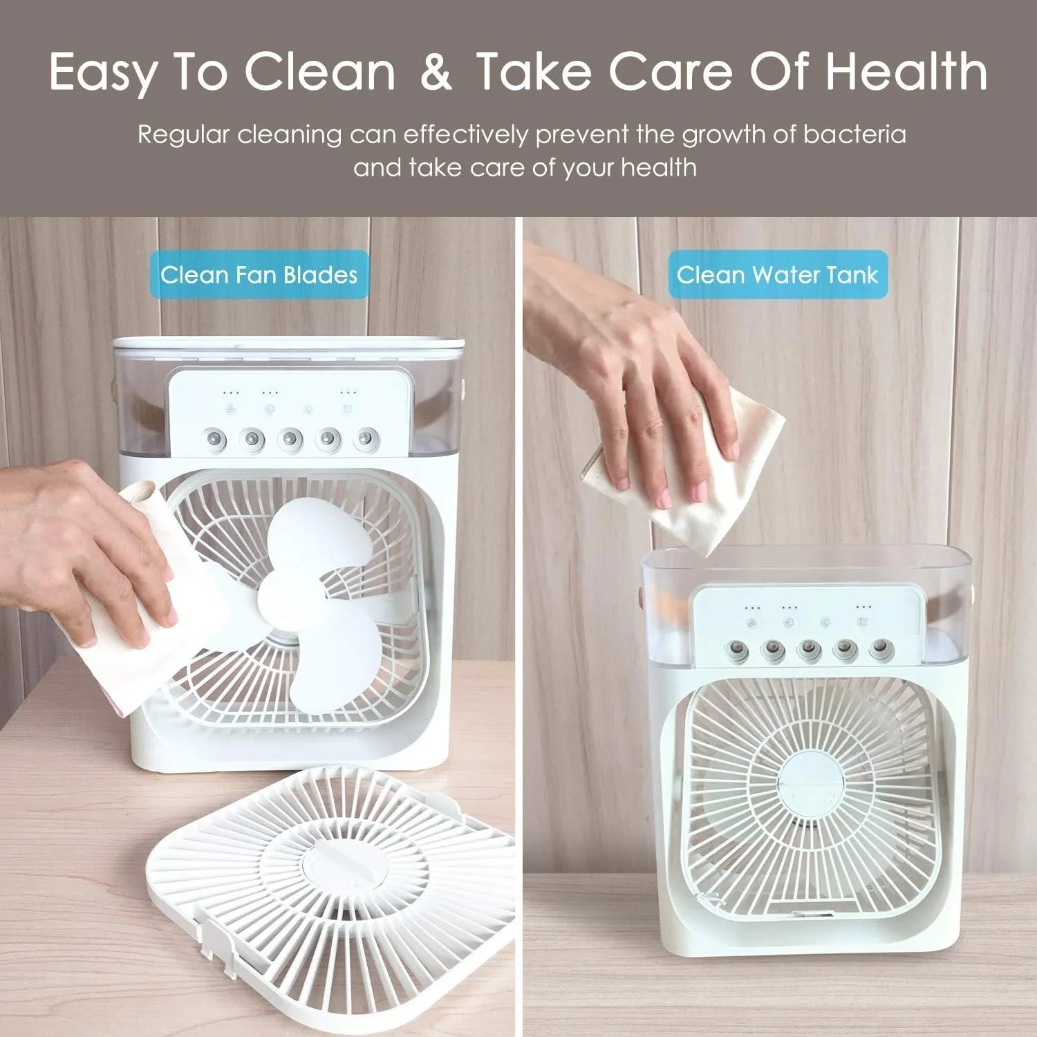 The Aura Home™ Arctic Air Mini Cooler | 3-in-1 Portable Cooling Fan
