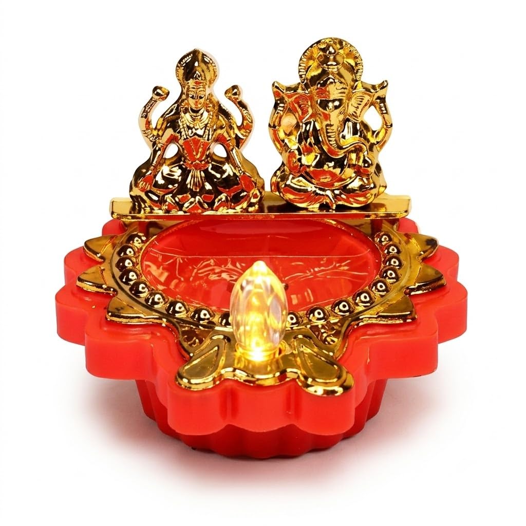 Lakshmi Ganesha Water Sensor Diya