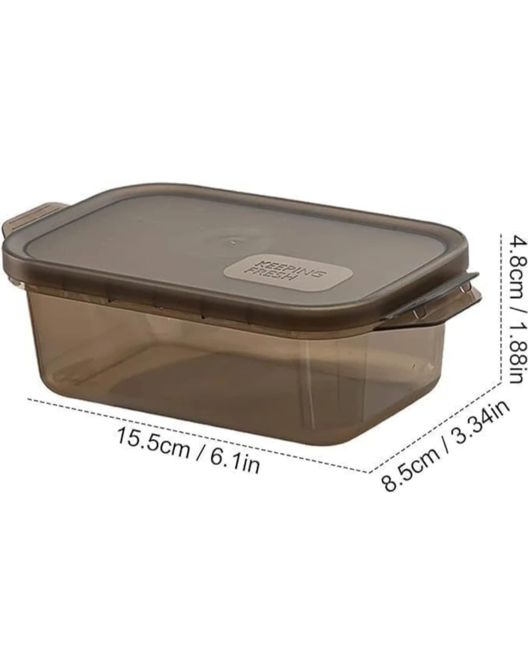 The Aura Home™ 6-Pack Fridge Storage Containers (1000ML)