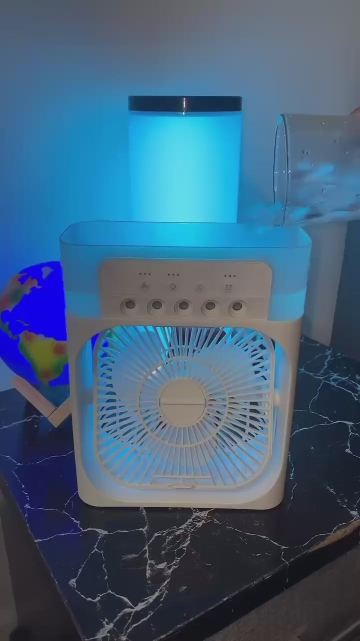 The Aura Home™ Arctic Air Mini Cooler | 3-in-1 Portable Cooling Fan